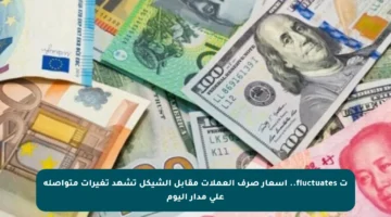 ت fluctuates.. أسعار صرف العملات مقابل الشيكل تشهد تغيرات متواصلة على مدار اليوم